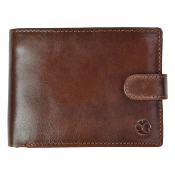 SEGALI Pánska kožená peňaženka SG 2103AL koňak 35335780