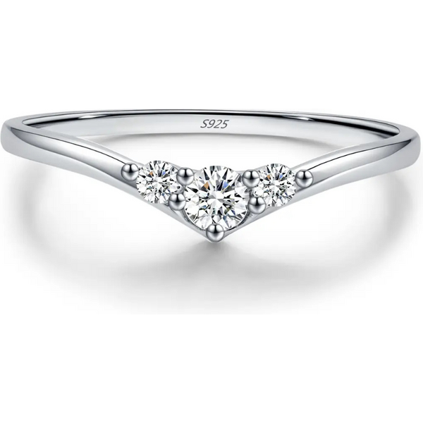 Olivie Strieborný prsteň MOISSANITE 9486 63265234