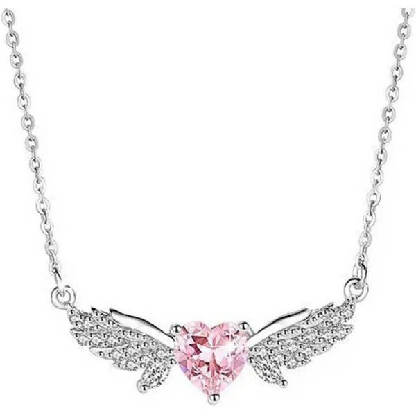 Olivie Stříbrný náhrdelník SRDCE ANDĚLA 9484 63265232