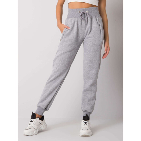 BASIC Šedé tepláky Niki EM-DR-619.01P-grey 26884711