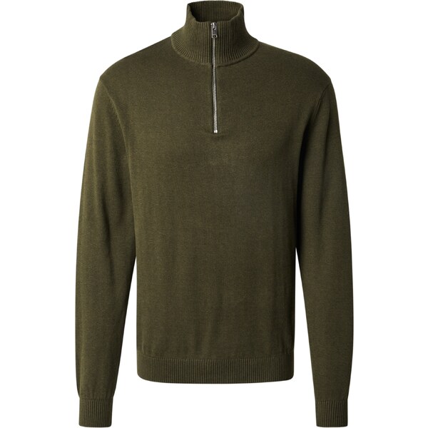 SELECTED Sveter SLHBERG tmavozelená 63115923