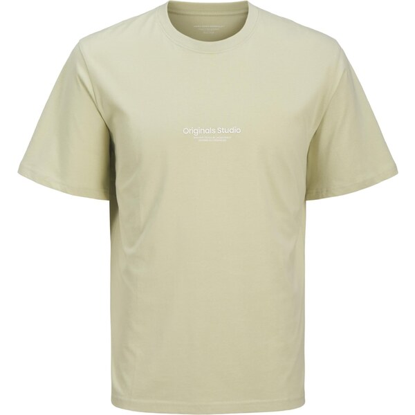 JACK & JONES Tričko JORVesterbro pastelovo zelená / biela 63116114