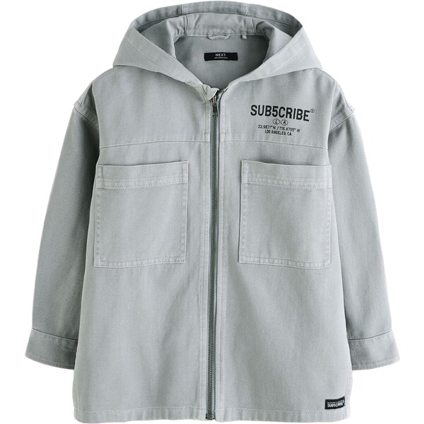 Next Prechodná bunda sivý denim / čierna 63163388