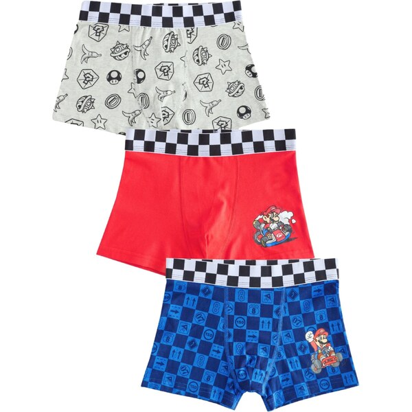 Next Nohavičky 3er-Pack modrá / červená / biela 63116235