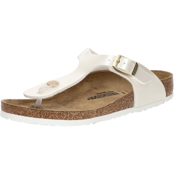 BIRKENSTOCK Otvorená obuv Gizeh biela 63116845