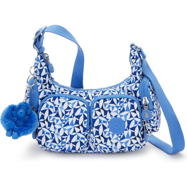 KIPLING Taška cez rameno Rikka modrá / nebesky modrá / biela 63162796