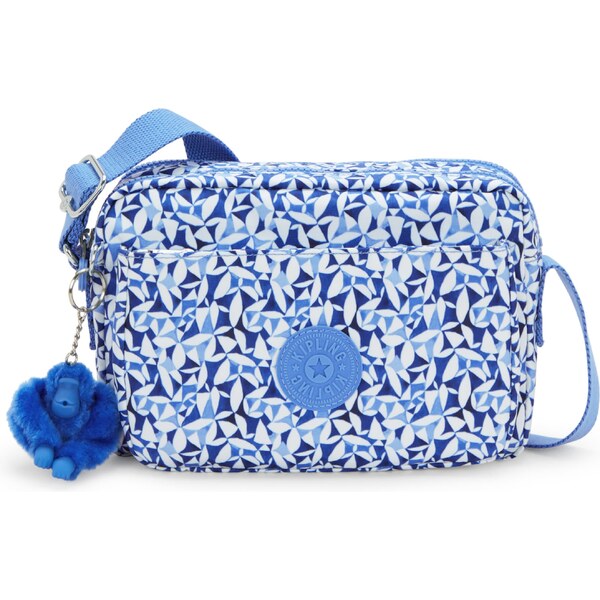 KIPLING Taška cez rameno Abanu modrá / tmavosivá / čierna / biela 63162824