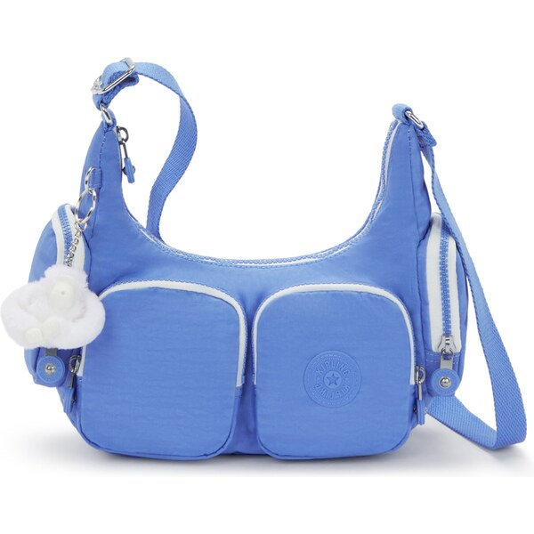 KIPLING Taška cez rameno Rikka modrá / biela 63116221