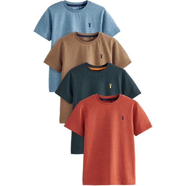 Next Tričko námornícka modrá / svetlomodrá / koňaková / hnedá 63116013