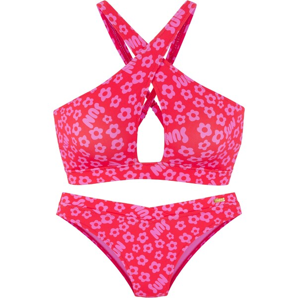 BUFFALO Bikiny malinová / eozín 63166249