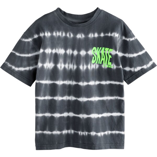 Next Tričko tmavosivá / zelená / biela 63116253