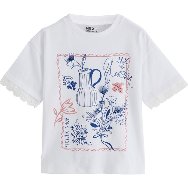 Next Tričko modrá / červená / biela 63162965