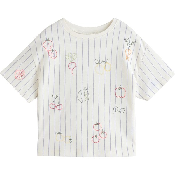 Next Tričko modrá / žltá / červená / biela 63164459