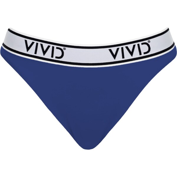 VIVID Bikinové nohavičky Mix&Match tmavomodrá / svetlosivá / čierna 63161229