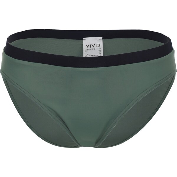 VIVID Bikinové nohavičky Mix&Match tmavozelená / čierna 63161242