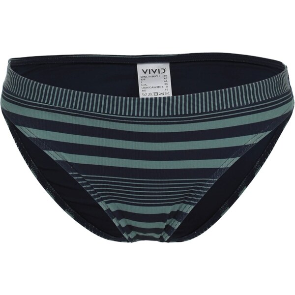 VIVID Bikinové nohavičky Mix&Match tmavomodrá / tmavozelená 63161250