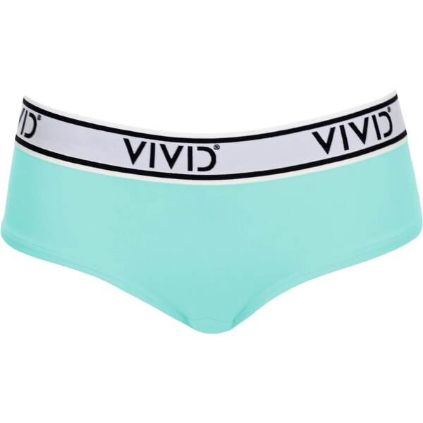 VIVID Bikinové nohavičky vodová / svetlosivá / čierna 63161265