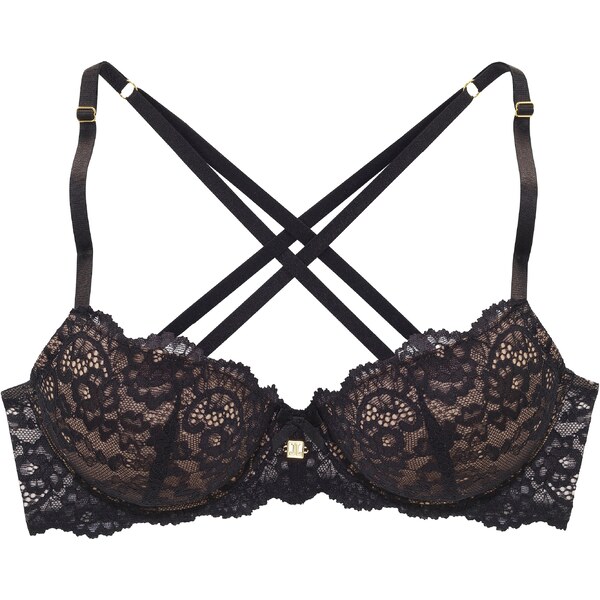 LASCANA Podprsenka béžová / čierna 63115961
