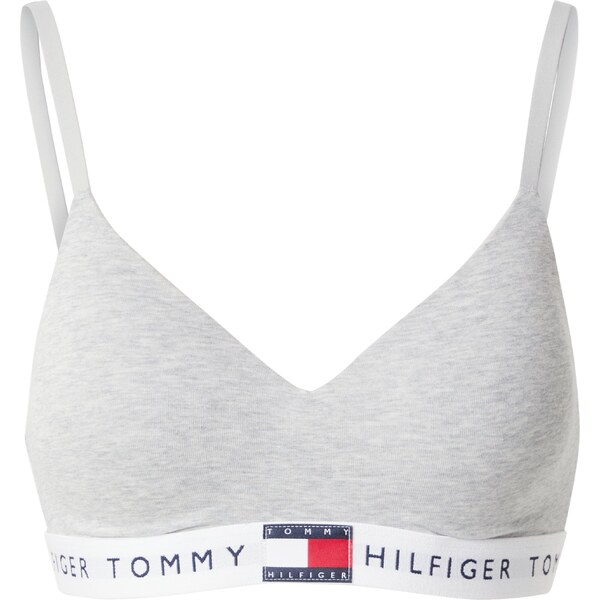 Tommy Hilfiger Underwear Podprsenka Heritage svetlosivá / červená / 63126190