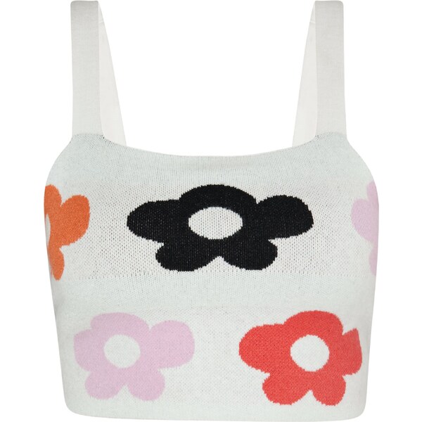 MYMO Top zmiešané farby / biela 63145221