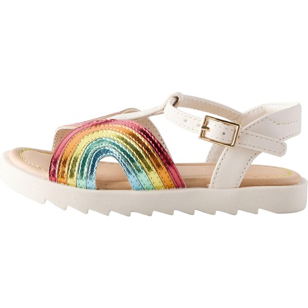 Next Sandále béžová / modrá / žltá / červená 63163003