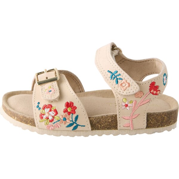 Next Sandále svetlobéžová / ultramarínová / svetloružová / červená 63163797