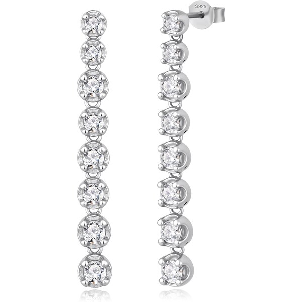 Olivie Svatební stříbrné náušnice 9495 63264922