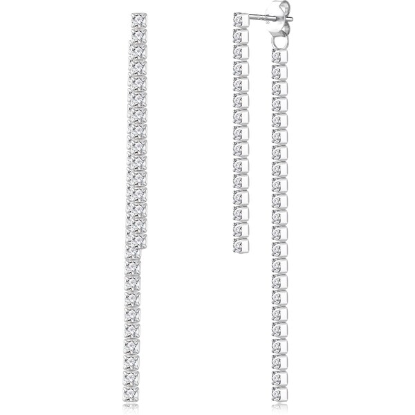 Olivie Svatební stříbrné náušnice 9497 63261355