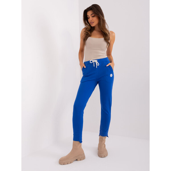 RELEVANCE Modré športové tepláky RV-DR-8370-1.57P-kobalt 57953748