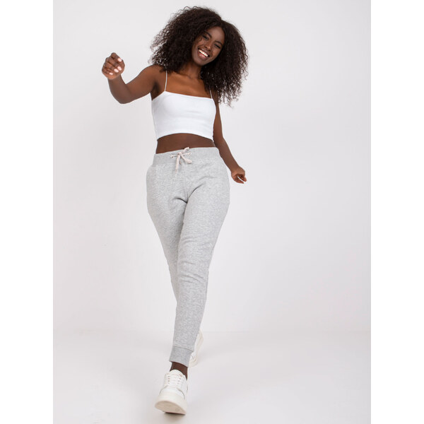 Svetlosivé basic tepláky Jessica TW-DR-1033.16P-grey 32236986