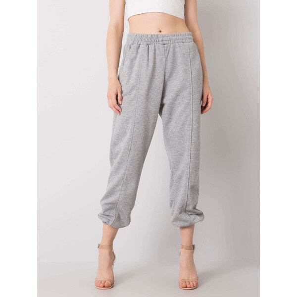 BASIC Svetlo šedé dámske tepláky EM-DR-ES-21-535.20-gray 24087762