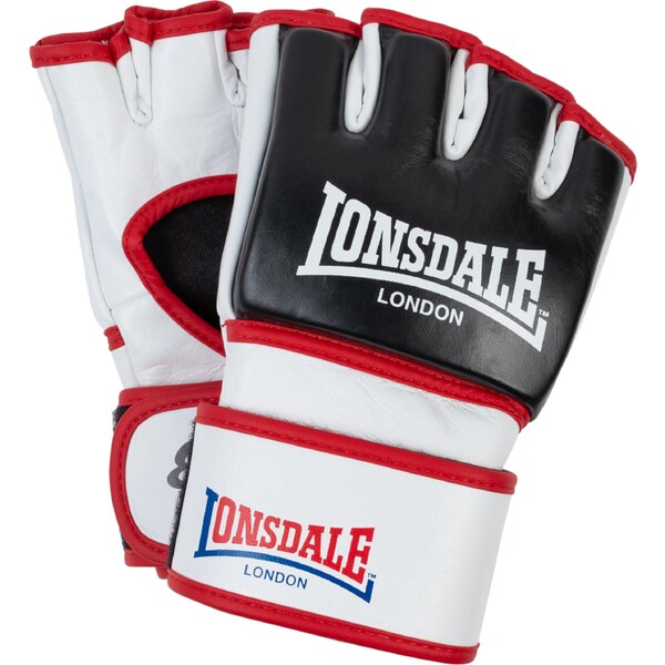 LONSDALE Športové rukavice Emory modrá / červená / čierna / biela 65644566