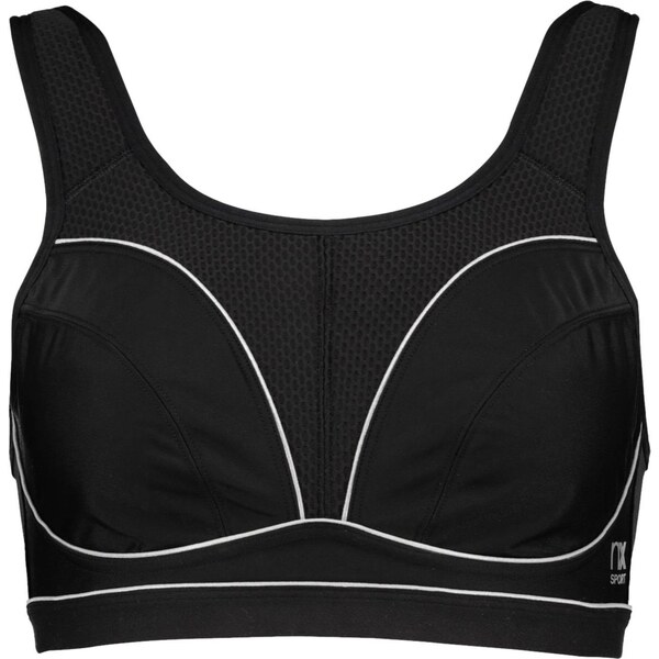 Next Športová podprsenka svetlosivá / čierna 63135258