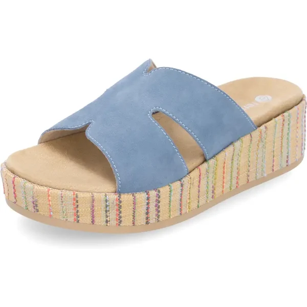 RIEKER Dámske šľapky REMONTE D1N55-14 modrá S5 63138820