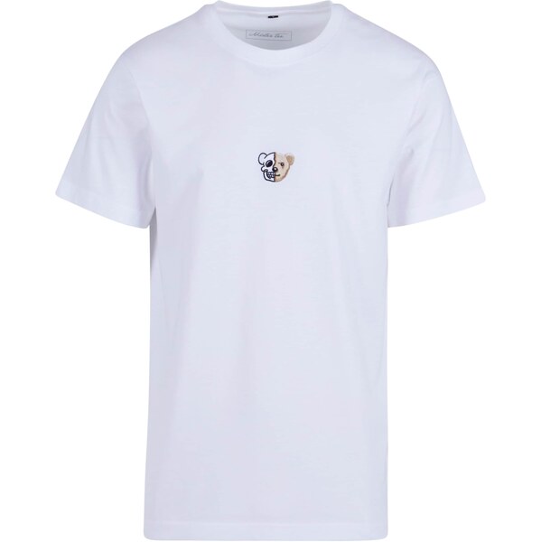 Mister Tee Tričko Skull Bear béžová / čierna / biela 63144675