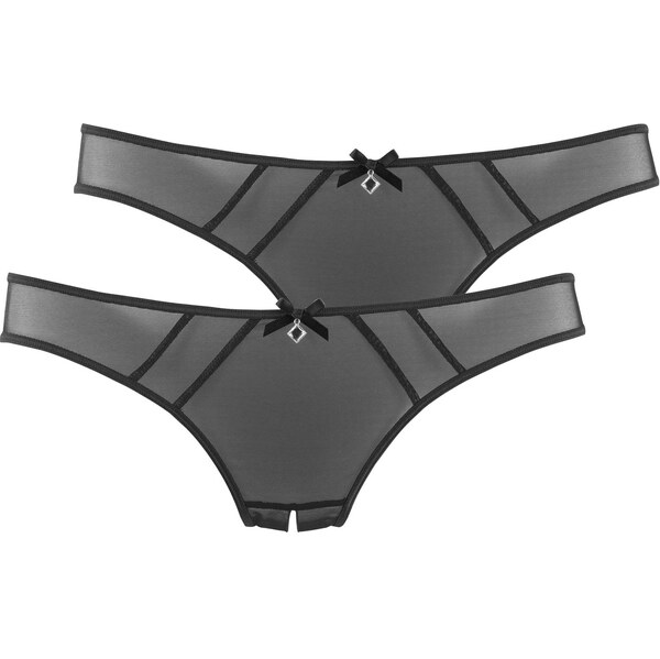 LASCANA Tangá čierna 63146928