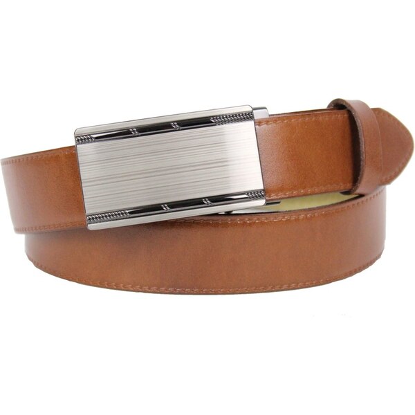 Scorteus Penny Belts Pánsky kožený opasok s plnou sponou automat SC-A 67062251