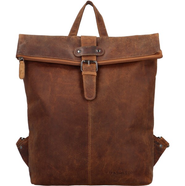 Kožený batoh camel - Greenwood Duster Camel 63210490
