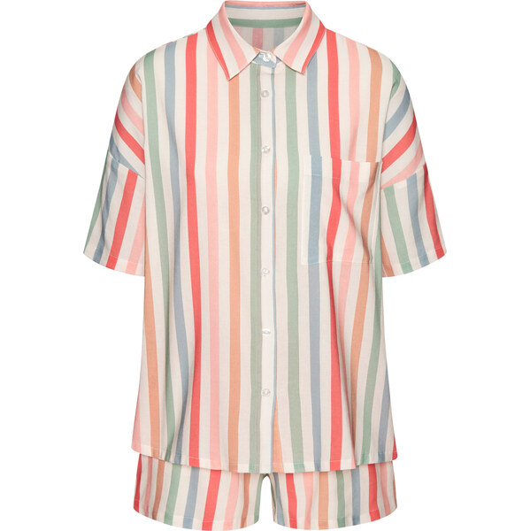 LASCANA Kraťasy svetlomodrá / oranžová / ružová / biela 63156523