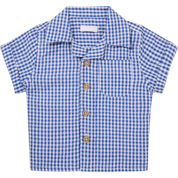 Noppies Košeľa Osnabruck modrá / biela 63159891