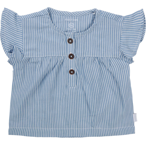 Noppies Blúzka Mafador modrá / šedobiela 63159924