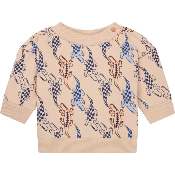 Noppies Mikina Oroville modrá / hnedá / kapučíno 63160639