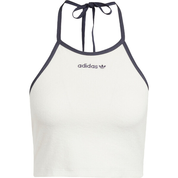 ADIDAS ORIGINALS Top Towel Halter-Neck námornícka modrá / biela 63160634
