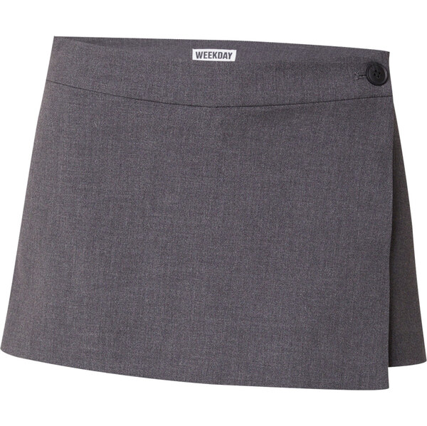 WEEKDAY Nohavice Layton sivá melírovaná 63161638