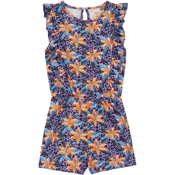 WE Fashion Overal fialová / oranžová / čierna / biela 63161719