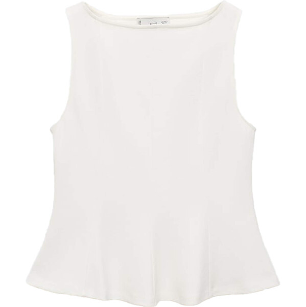 MANGO Top COQUI biela 63161835