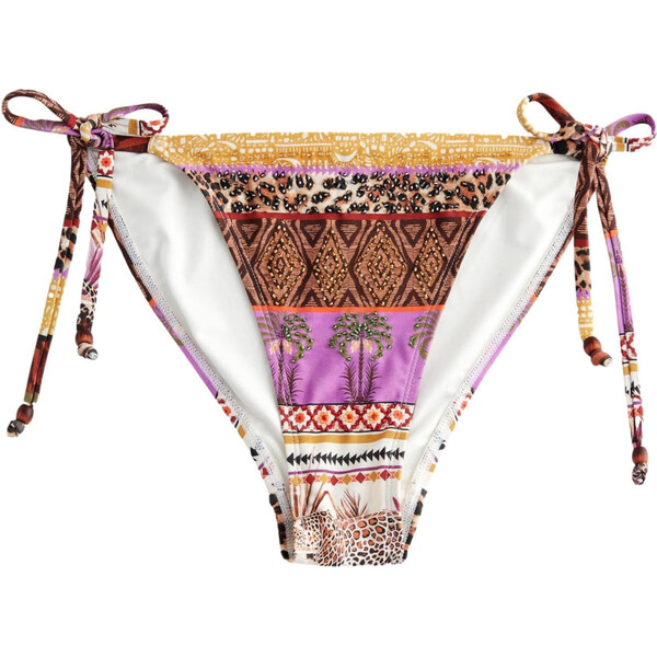 Next Bikinové nohavičky Perlendetail hnedá / karamelová / ružová 63163374