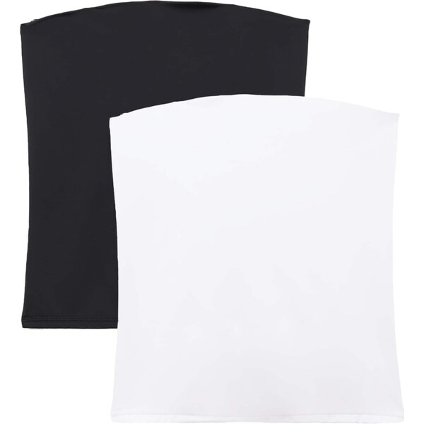 Pull&Bear Top čierna / biela 63164897