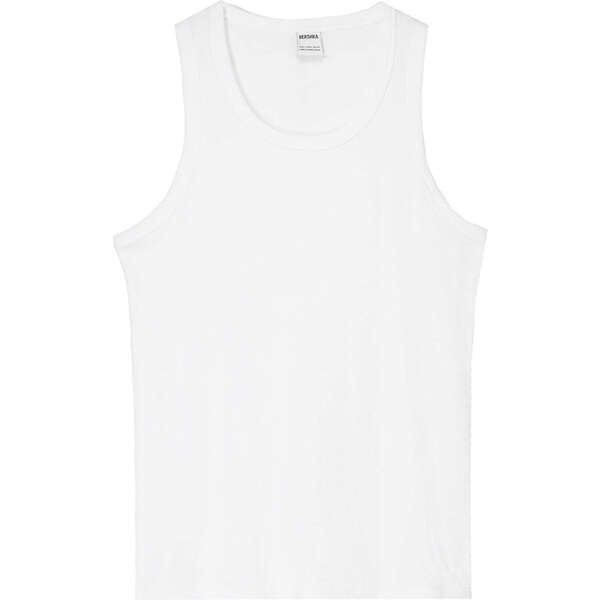 Bershka Tričko biela 63165028