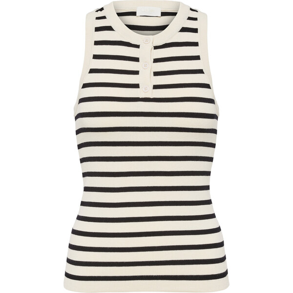 LeGer by Lena Gercke Vyšívaný top Aileen svetlobéžová / čierna 63165423